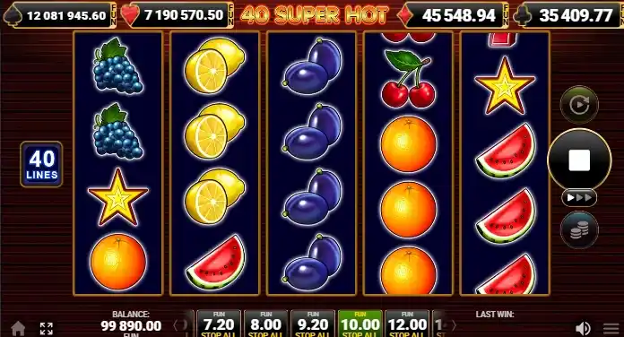 40 Super Hot Slot Features