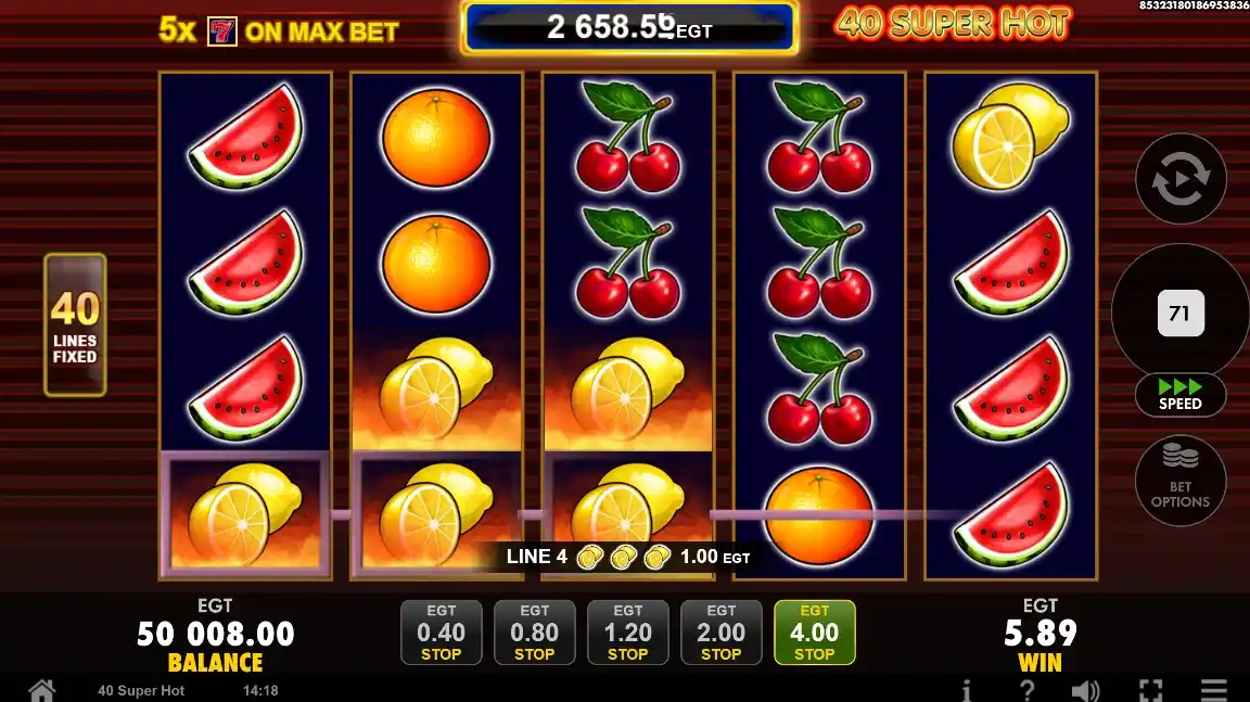 How 40 Super Hot Plays in Demo Mode